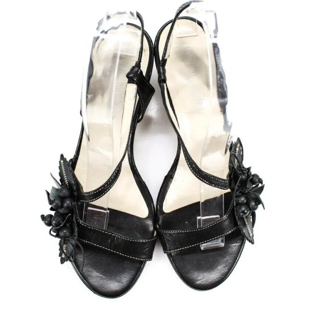 Stephane Kelian Blk Slingbacks Sandal UK 5 US 6.5 - Picture 2 of 5